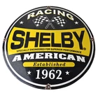 Vintage Shelby Porcelain Sign - American Shelby Service Gas Pump Racing Sign