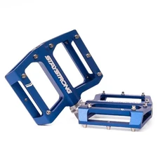 STAY STRONG PIVOT MINI ALLOY BMX RACE RACING PEDALS 9/16 BLUE NEW