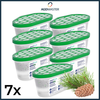 Luftentfeuchter Nachfüllpack 7x 400ml Kiefernduft Schimmel AquaFloow