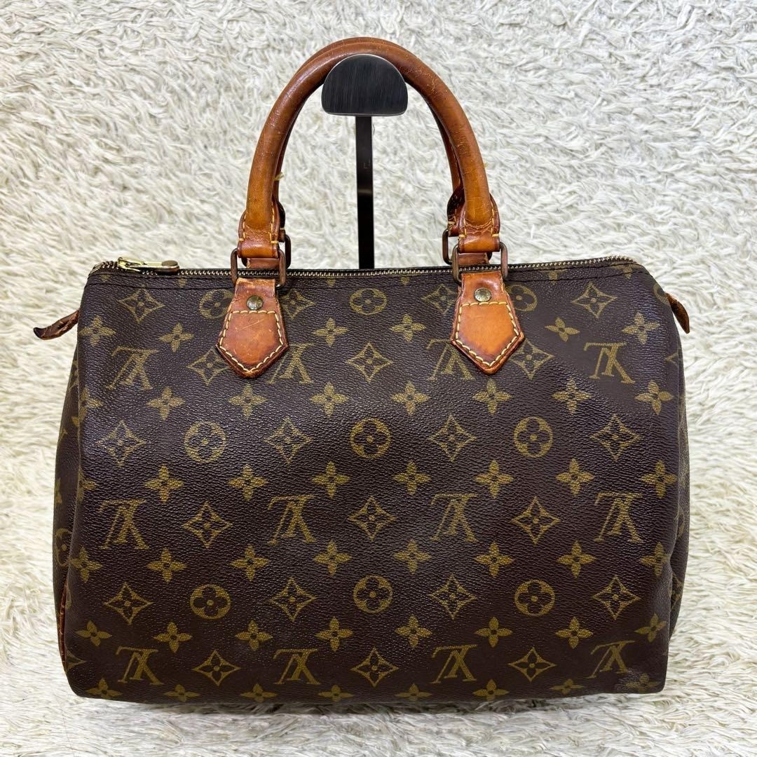 Auth Louis Vuitton Monogram Speedy 30 M41526 Handbag mini boston