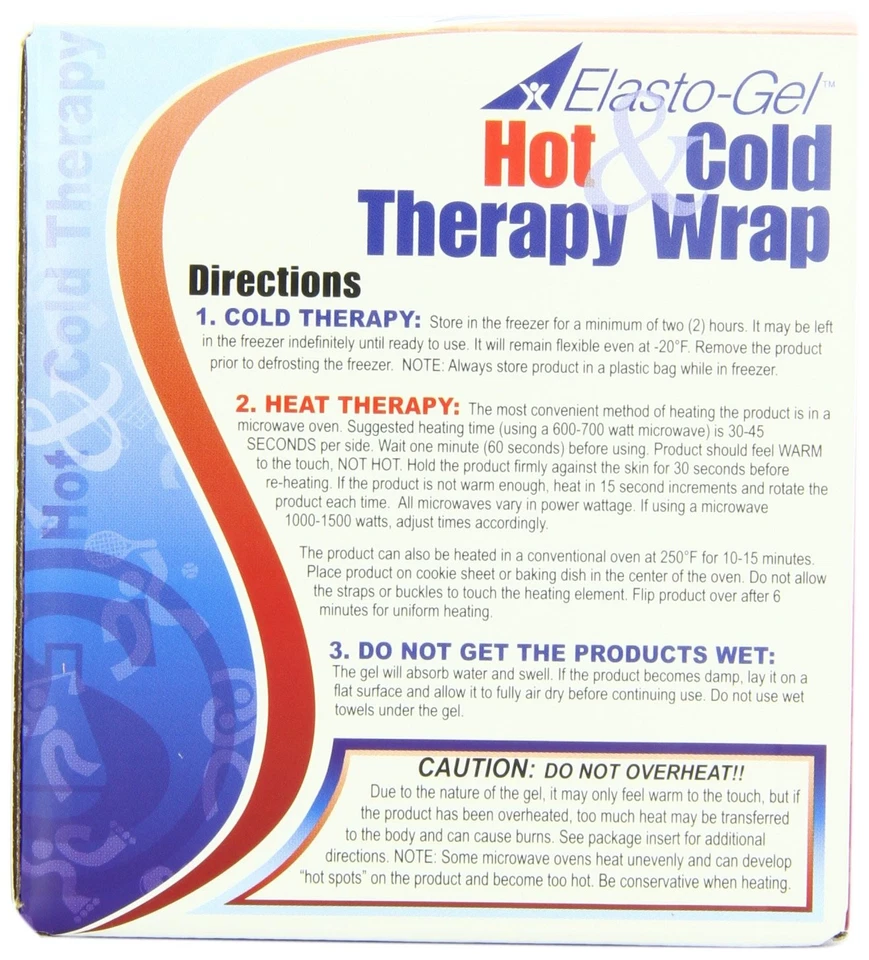 Gel elasto, envoltura caliente/frío, 4 X 24 Foto 3 de 4