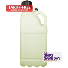 Sunoco Race Jugs M7500GL, One White Plastic Sunoco Motorsport Jug 5 Gal Glow-In-