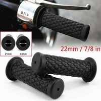 Eurowagens Motorrad Lenker Griffgummis Schwarz 22MM 7/8 Links Rechts L & R