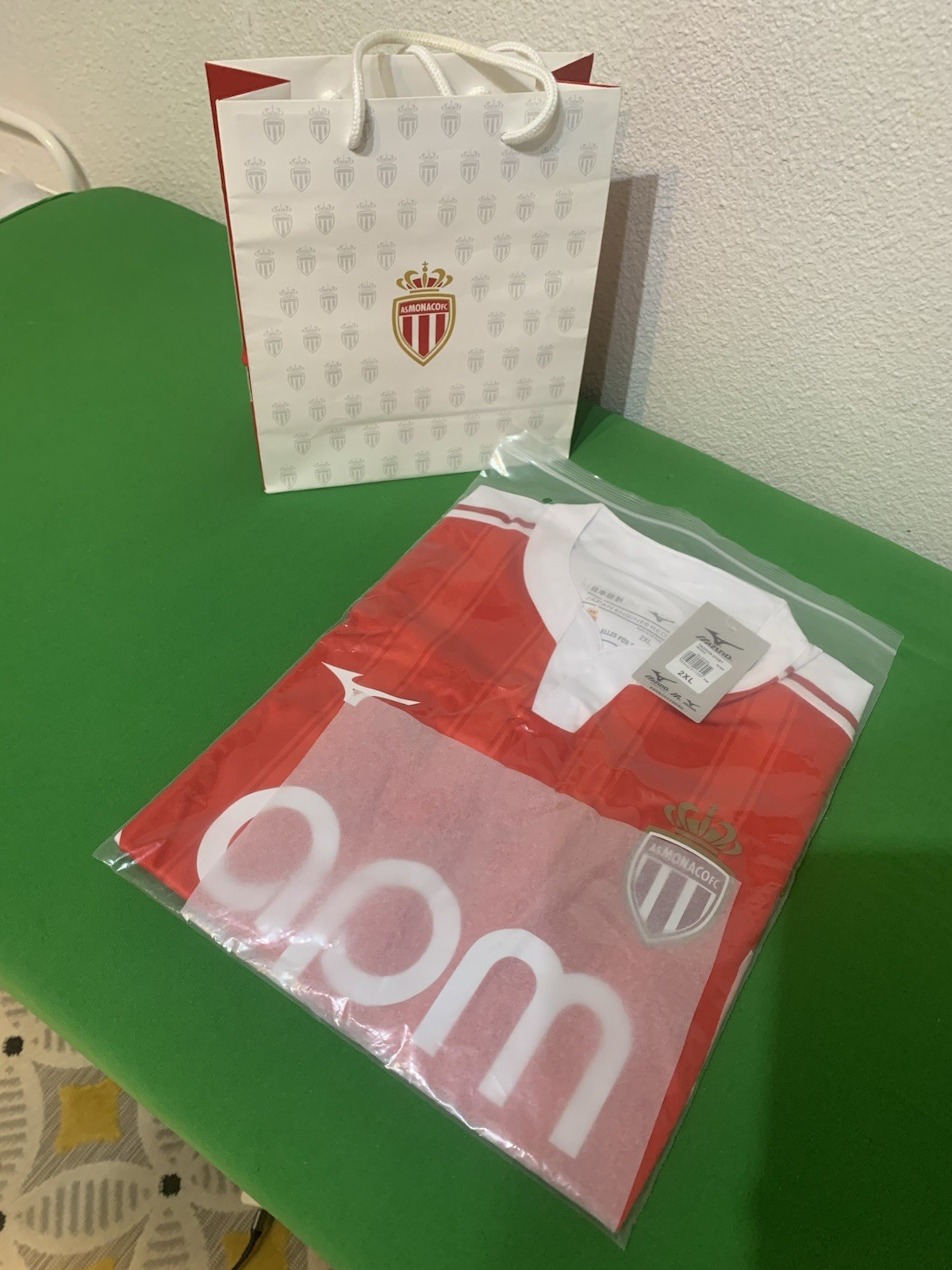 Maillot AS Monaco 2025-2026 rouge et blanc Kappa pour supporter