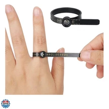 Upgraded Ring Sizer Measuring Set Reusable Finger Size Gauge Measure Tool Jew...