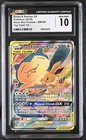 CGC 10 GEM MINT Eevee & Snorlax GX Black Star Promo SM169 Tag Team Pokemon Card