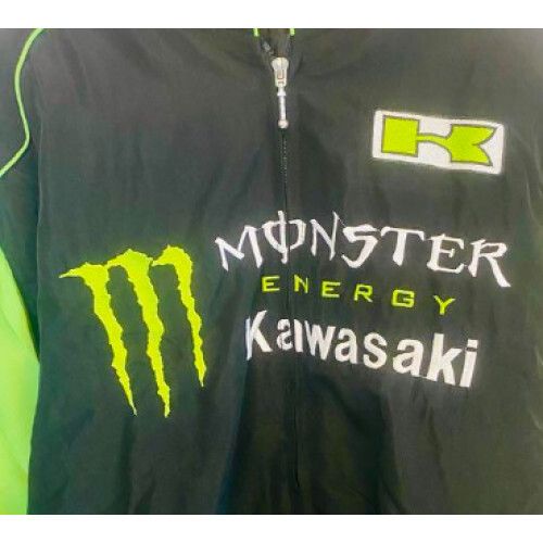 Kawasaki Monster Racing Jacket, Embroidered, Size 2XL [EXC Kawasaki Monster Racing Jacket, Embroidered, Size 2XL [EXC