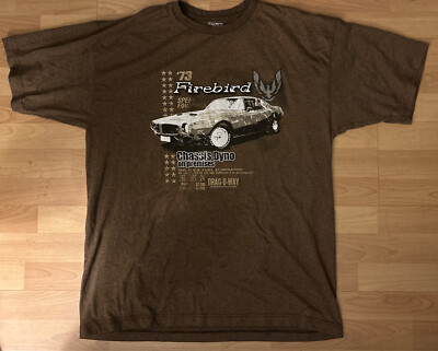 Used XL  73 Firebird Brown Speed Equipment Chassis Dyno On Premises T-shirt
