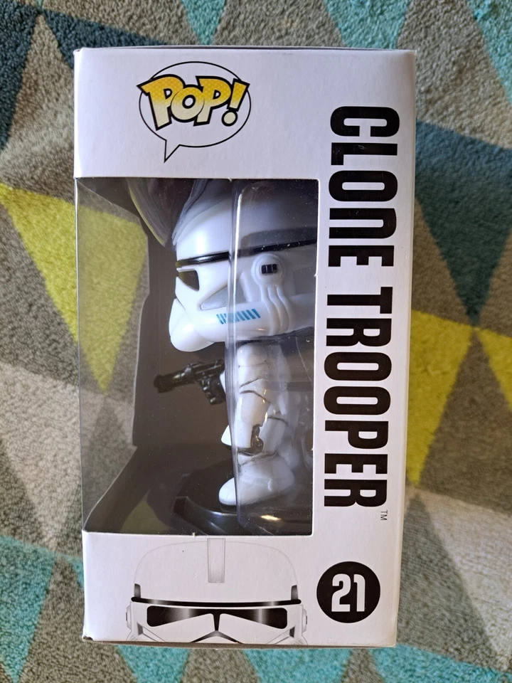 Clone Trooper Pop 21 - Star Wars Funko Pop! Vinyl 2015 Vaulted - Protector - Image 3 of 4