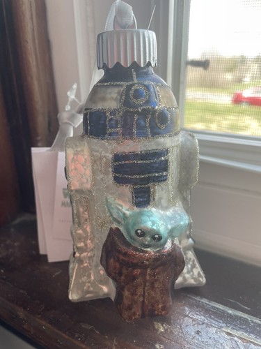 pottery barn Star wars holiday R2D2 Light Disney ornament Christmas gift Droid - - Picture 16 of 18