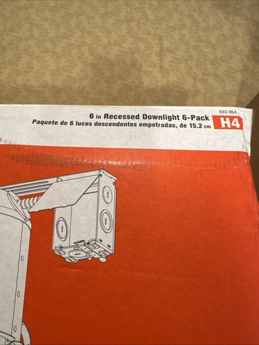 Commercial Electric 6in Recessed Downlight Can IC Remodel Housing 6-Pack NIB - Picture 4 of 4