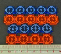 Litko Token Set Target Lock Token Set 1-9 Mint on sale Litko Token Set Target Lock Token Set 1-9 Mint on sale