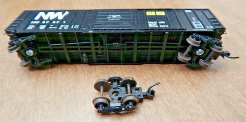 N Gauge 8-Wheel Freight Car NORFOLK & WESTERN Model Railroad VGC - Picture 7 of 7