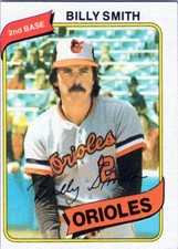 1980 Topps #367 Billy Smith Baltimore Orioles EX-MT