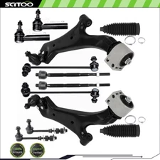 Front Control Arm Tie Rod End Sway Bar End Link Suspension For 10-17 GMC Terrain