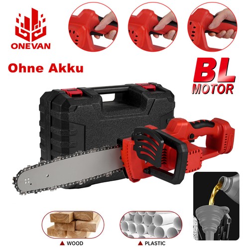 Für 18V Makita Akku Kettensäge 12 Zoll Mini Elektro Handkettensäge mit Ölsystem - Bild 2 von 14