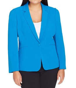 Womens New 149 più Tahiti Tahari Asl taglia a bottone 20w 191151336398 Blue un 714 blazer By wBOX1g