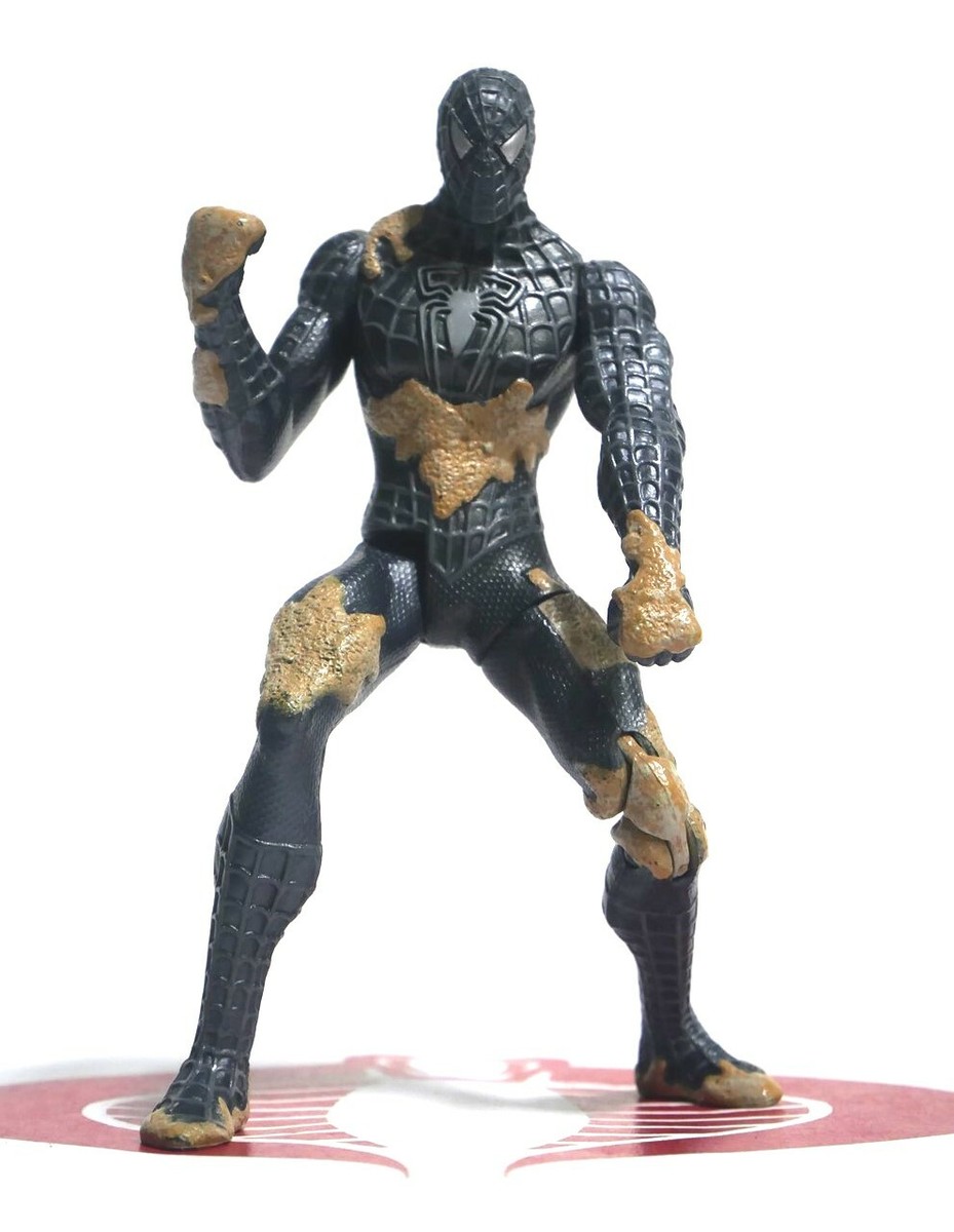 SPIDER-MAN 3 フィギュア Spider-Man 3 III Action Figure Symbiote Sand Damaged Spider-Man
