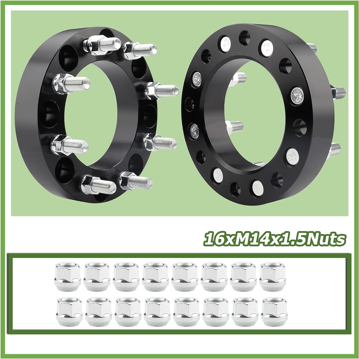 4PC 1.5" 8x170 to 8x6.5 Wheel Spacers Adapters For Ford F250/F350
