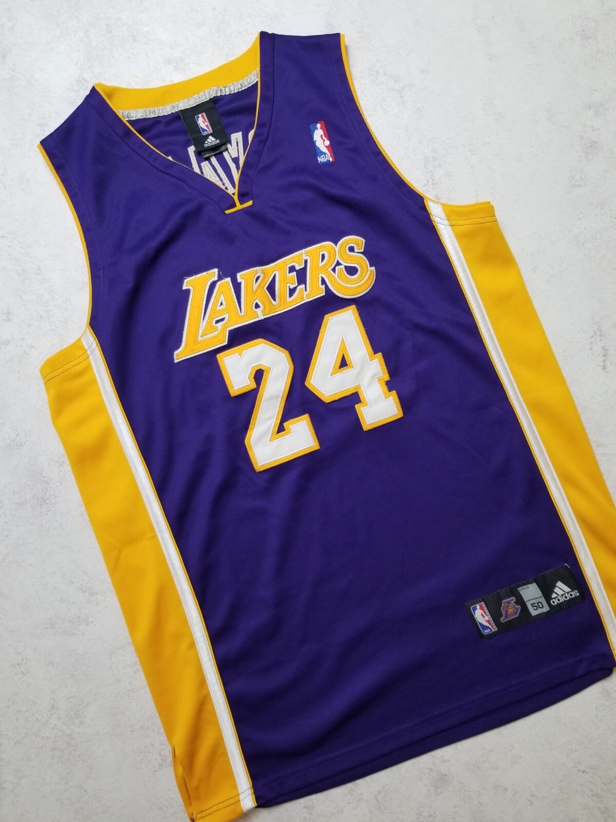VTG Adidas Authentic NBA Los Angeles Lakers Kobe Bryant 24 Jersey