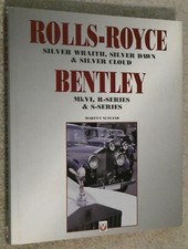 Rolls-royce Bentley Hcdj Book Silver Wraith Dawn Cloud Mk Vi Nutland 1st Edition