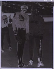 Pete Rose Andre Dawson 8x10 photo negative Cincinnati Reds Expoes B&W Negative
