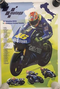 Poster Valentino Rossi Moto GP 16x24 Pouces - Neuf - Vendeur USA