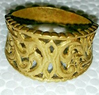 FABULOUS ANCIENT MEDIEVAL RING BRONZE QUALITY