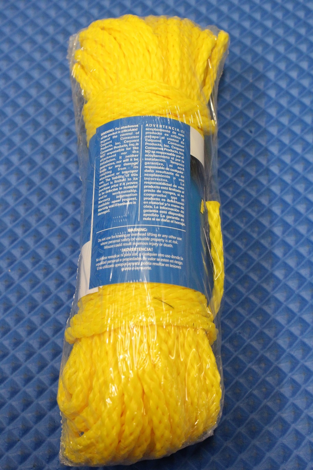 Highland Twisted Poly Rope Floats On Water Yellow 1/4