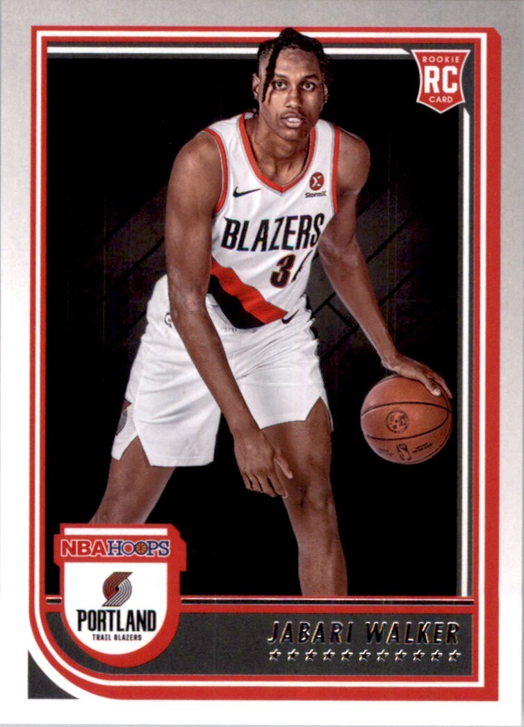2022-23 NBA Hoops Jabari Walker Rookie Portland Trail