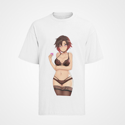 Herren T-Shirt Bio Baumwolle Sexy Hot Ruby Rose   Rwby Gift Love