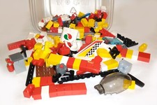 Lot of Lego pieces, Various Sizes in 6x2 Container Used