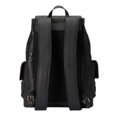 GUCCI Jumbo GG Rucksack Backpack 625770AABZF1000 leather Black