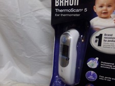 Braun Thermoscan 5 Ear Thermometer Includes Case 21 Filters 2 Batteries NEW OPQ