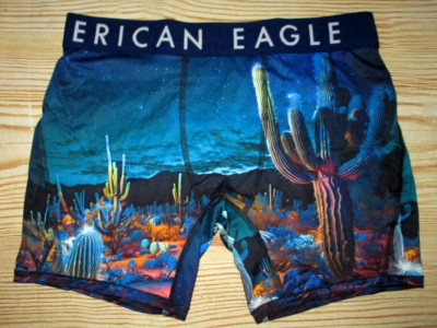 MENS AMERICAN EAGLE CACTUS FLEX BOXER BRIEF SIZE XL (40/42)