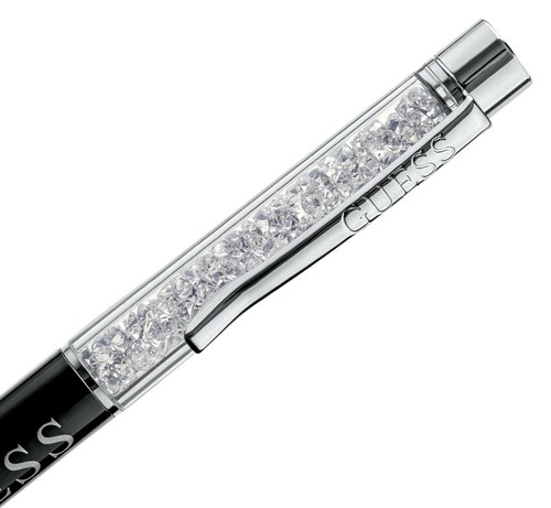GUESS Ohrstecker & Kugelschreiber Geschenk-Set Swarovski-Kristallsteine UBT01062 - Bild 9 von 10