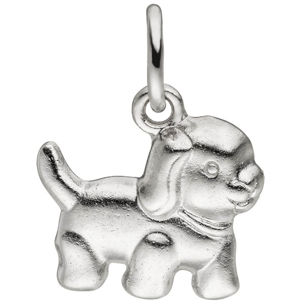 AnhäNger Halsschmuck FüR Kinder Hund HüNdchen Aus 925 Sterlingsilber, Rhodiniert-image