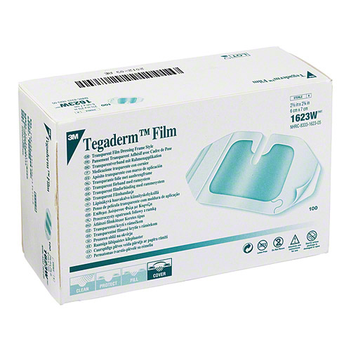 10 x 3M Tegaderm IV Dressing 1623W 6cm x 7cm Adult Peripheral I.V