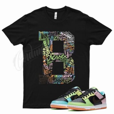 Black BLESSED T Shirt for N Dunk Low Free.99 Dark Chocolate Copa Pink Foam 
