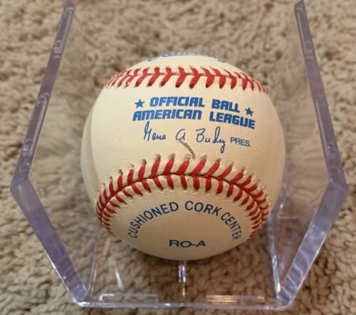 Ben Grieve Signed Oakland Athletics American League Baseball - Picture 2 of 2