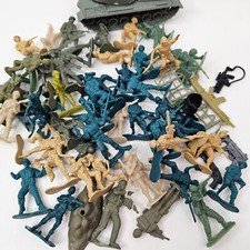Mix Greenbrier And Ja-Ru Plastic Soldiers Toys Figures Army Lot of 55 Pieces