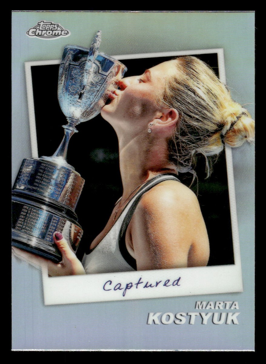 2024 Topps Chrome Tennis MARTA KOSTYUK CAPTURED #CTD-MK | eBay