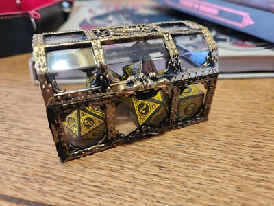D&D Würfel Set und Chest Dungeons and Dragons / DND Rpg Würfel - Kostenlose Lieferung UK