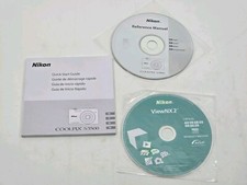 MANUAL  CDs Quick Start Guide for Nikon CoolPix S3500 Camera