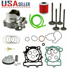For 2004-2006 Suzuki RMZ250 77mm Cylinder Piston Rings Top End Gasket Valves Kit