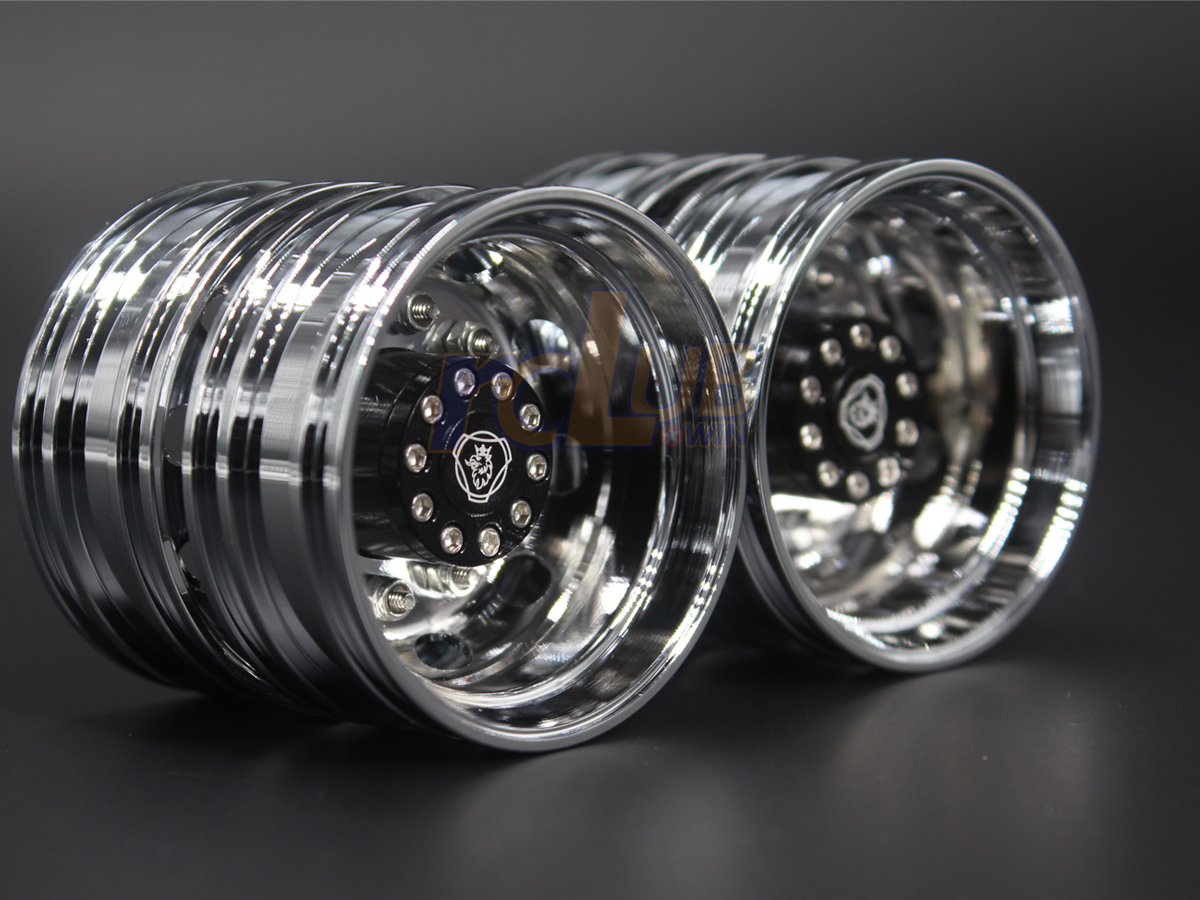 Tamiya 114 Tractor Trucks Wheels Electroplated wheels for Scania R620