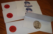 3 Three sets Merry Christmas " Let It Snow " $ Money Envelopes Checks & Cash G42