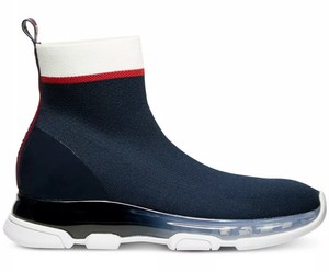 kendra rainbow stretch knit sock sneaker