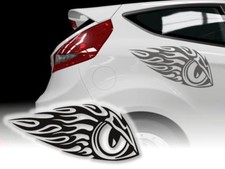 Auto Aufkleber Auge Flammen Sticker  25cm JDM OEM Decals Autoaufkleber