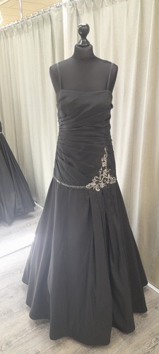 NEU LUXUAR MAGIC NIGHTS ABENDKLEID GR 40 SCHWARZ GOTHIC BRAUTKLEID BALLKLEID